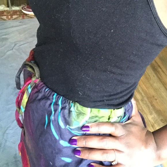 NEW African Ankara Long Mermaid Skirt Waist Tie - Picture 7 of 8